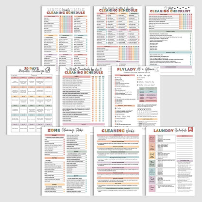 📕2026 ADHD Cleaning Planner — Designed for ADHD Minds