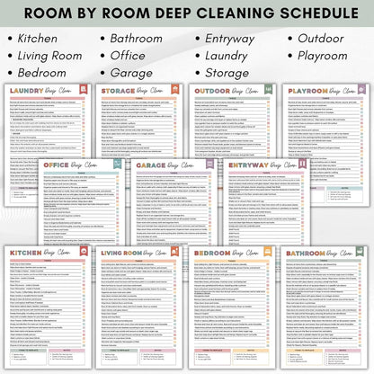 📕2026 ADHD Cleaning Planner — Designed for ADHD Minds