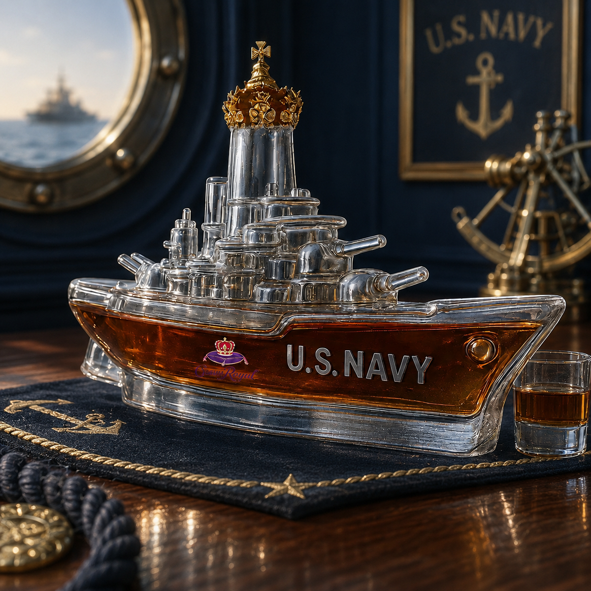 ⚓U.S. Navy 250th Anniversary Limited Edition Decanter⚓