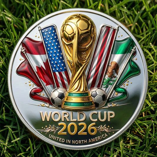 🔥HOT SALE 60% OFF⚡50K+ SOLD!⚽ World Cup 2026 Commemorative Coin