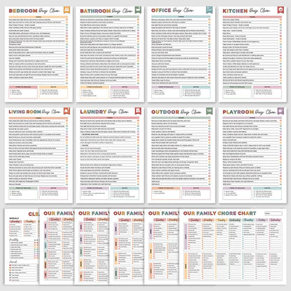 📕2026 ADHD Cleaning Planner — Designed for ADHD Minds
