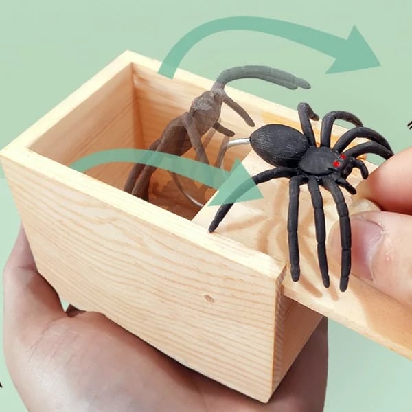 Super Funny Crazy Prank Gift Box Spider