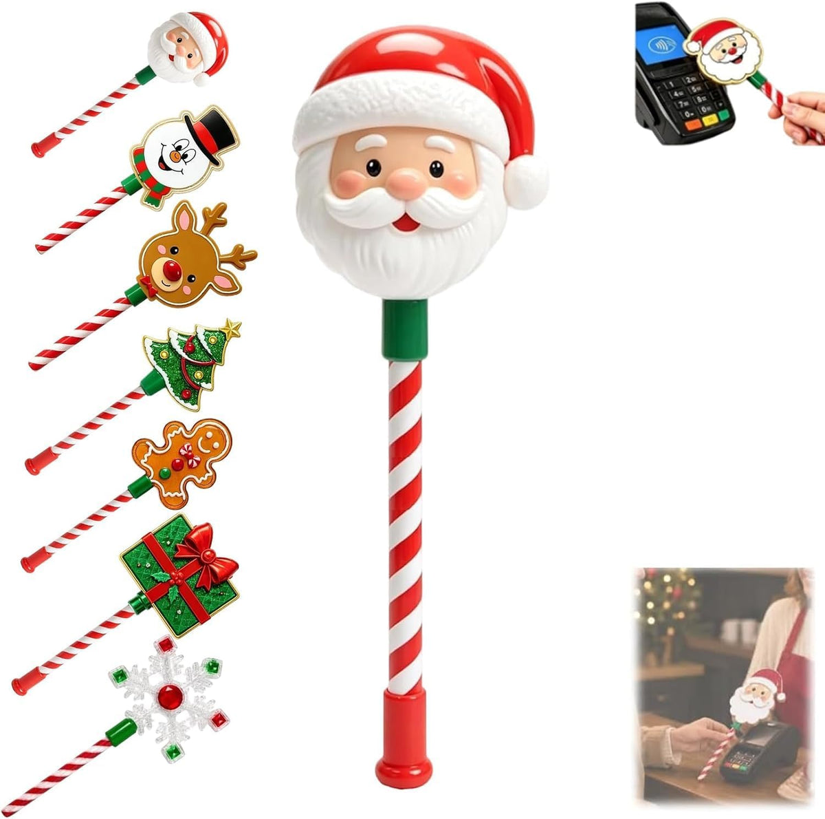 Christmas Tap-to-Pay Card Wand
