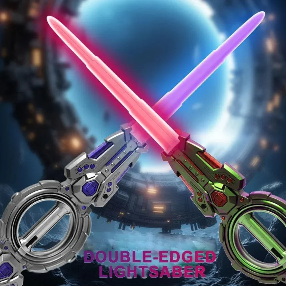 Fire Spiral Sword Rotating LED Toy Sword (Assorted Colors)