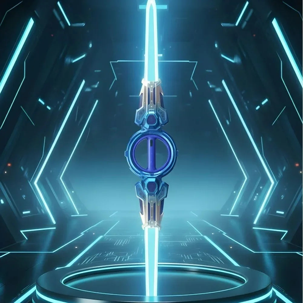 Fire Spiral Sword Rotating LED Toy Sword (Assorted Colors)