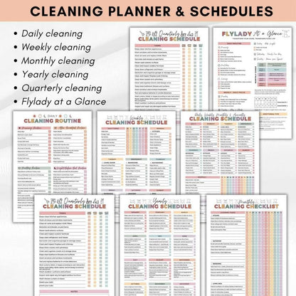 📕2026 ADHD Cleaning Planner — Designed for ADHD Minds