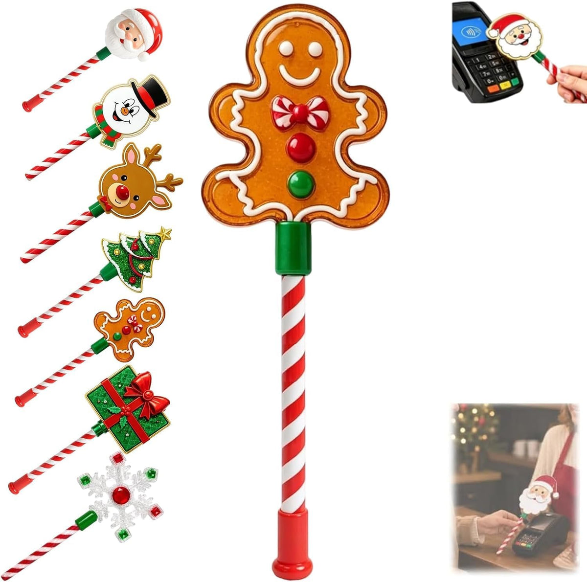 Christmas Tap-to-Pay Card Wand