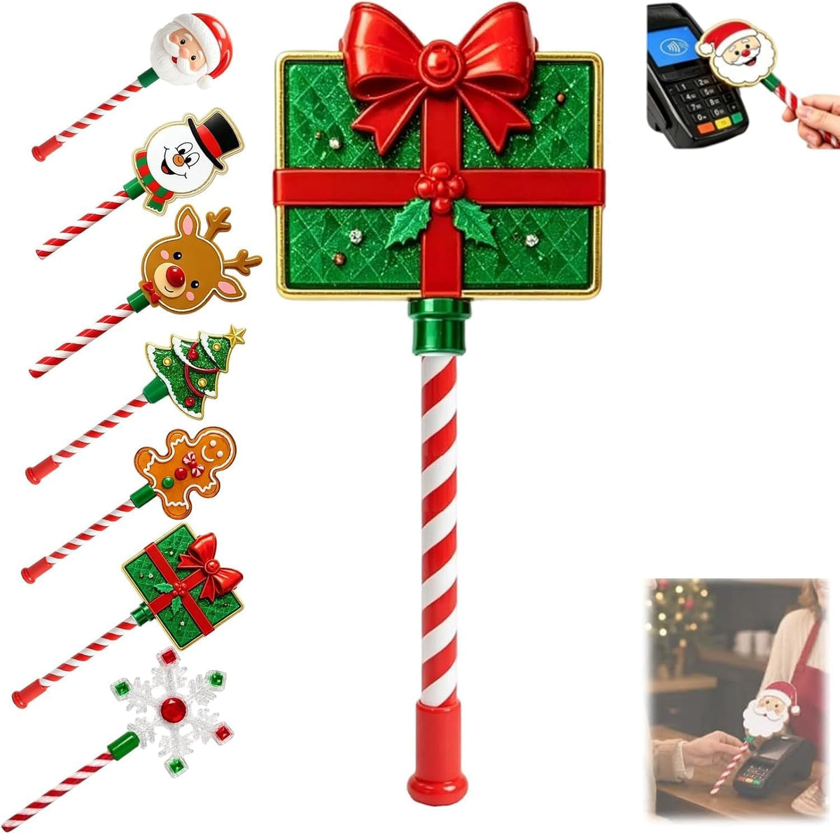 Christmas Tap-to-Pay Card Wand