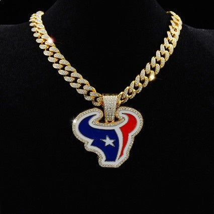 🔥 LAST DAY: Up to 50% OFF – NFL Team Pride Gem Chain Necklace
