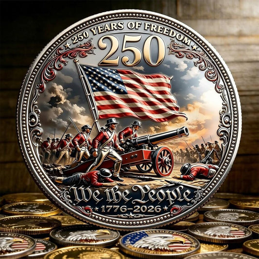 🏆Flash Sale 60% OFF - America 250th Anniversary Commemorative Coin — “Celebrating Freedom & Unity” 🇺🇸✨