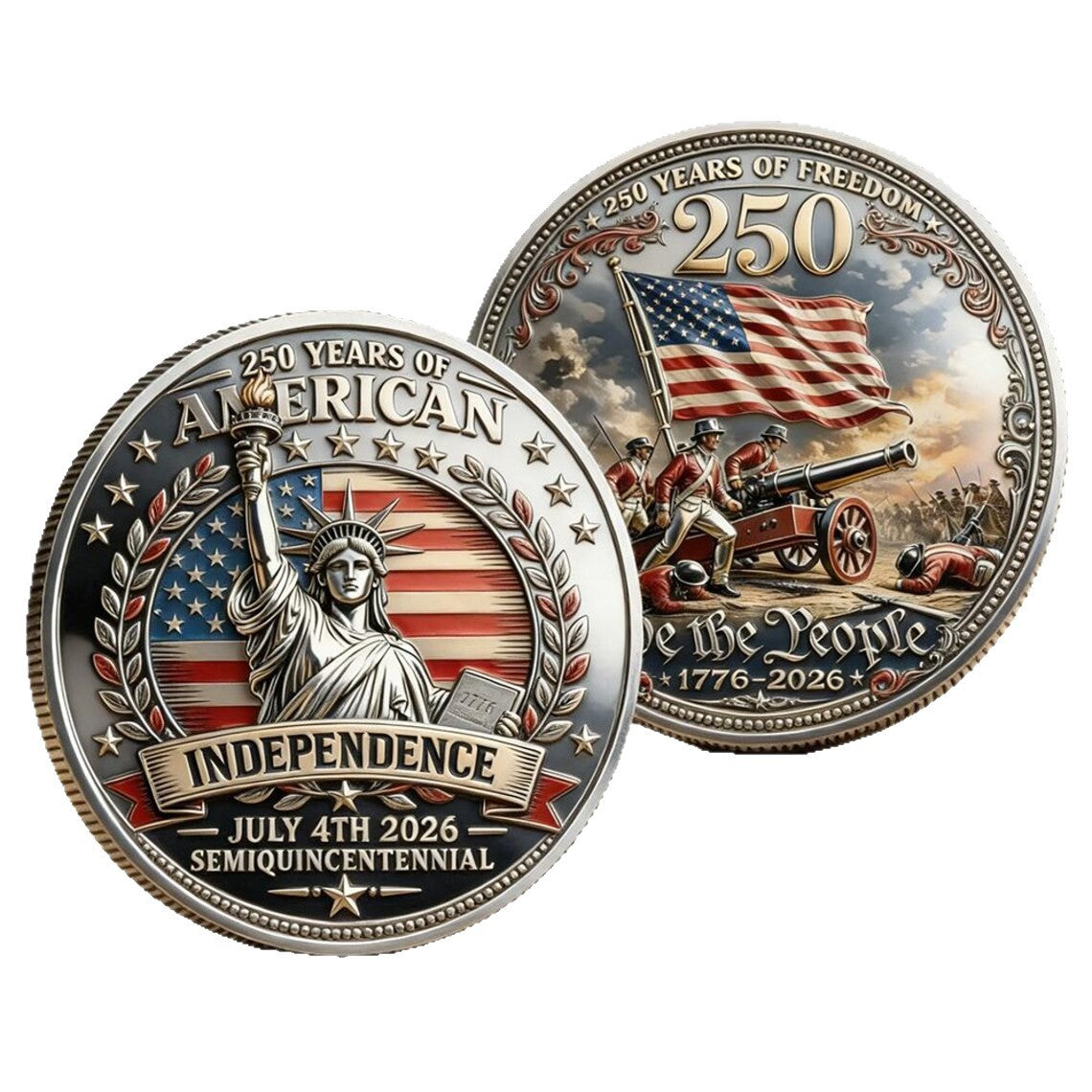 🏆Flash Sale 60% OFF - America 250th Anniversary Commemorative Coin — “Celebrating Freedom & Unity” 🇺🇸✨