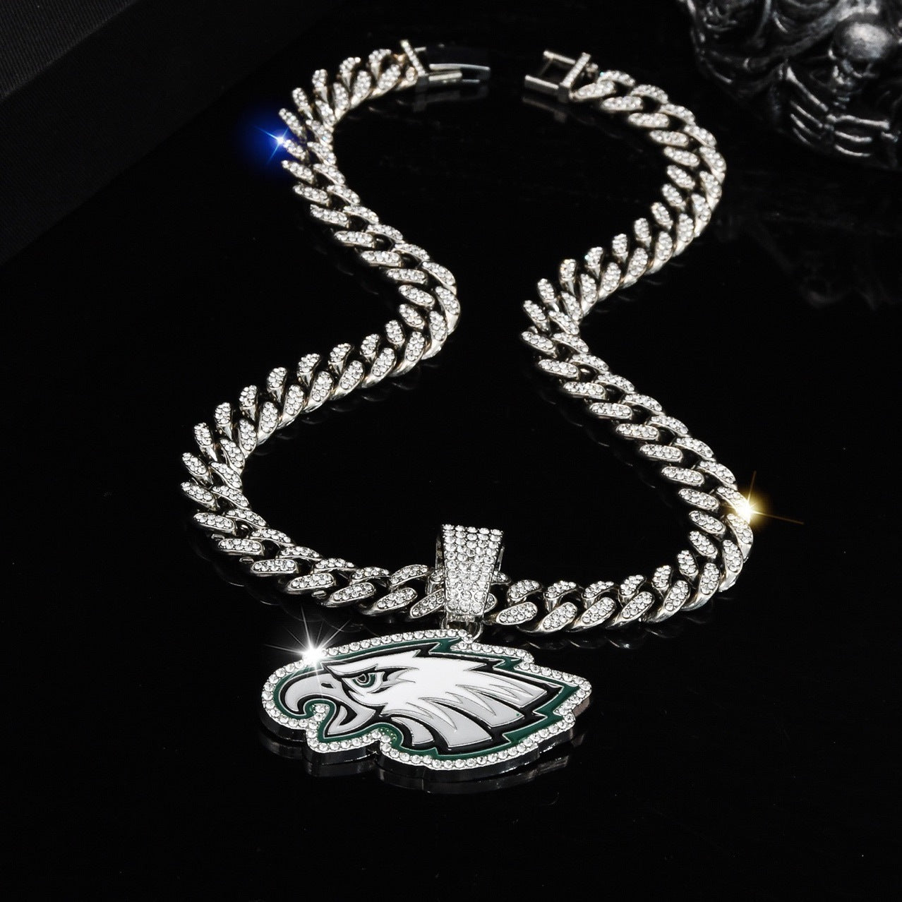 🔥 LAST DAY: Up to 50% OFF – NFL Team Pride Gem Chain Necklace