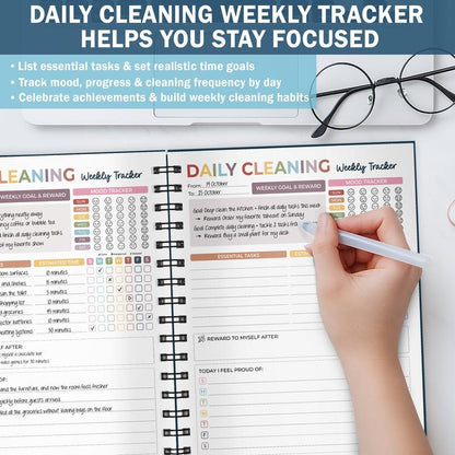 📕2026 ADHD Cleaning Planner — Designed for ADHD Minds