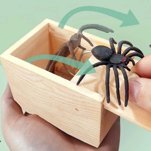 Super Funny Crazy Prank Gift Box Spider