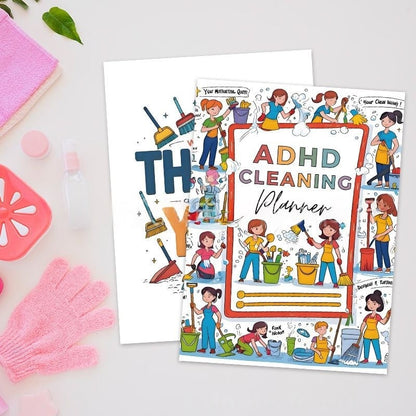 📕2026 ADHD Cleaning Planner — Designed for ADHD Minds