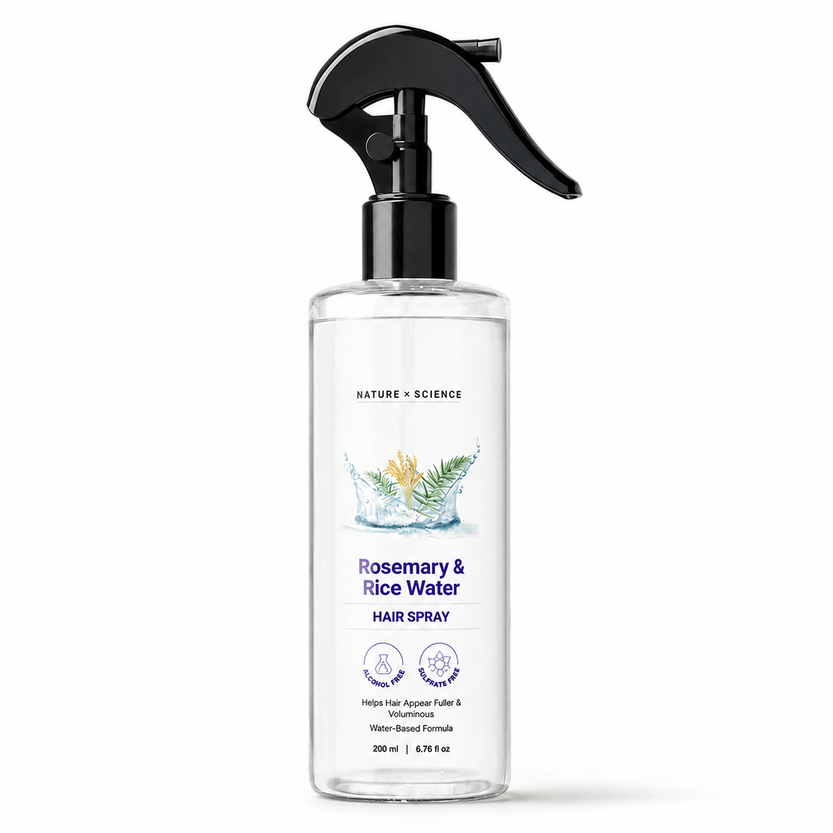 🌿 Bare Anatomy Rosemary Water Spray (200ml) | Hair Growth & Hair Fall Control | Enriched with Rice Water | Natural Extracts | Strengthens Roots & Nourishes Scalp | Fast Absorbing Non‑Greasy Mist | Daily Hair Care for All Types