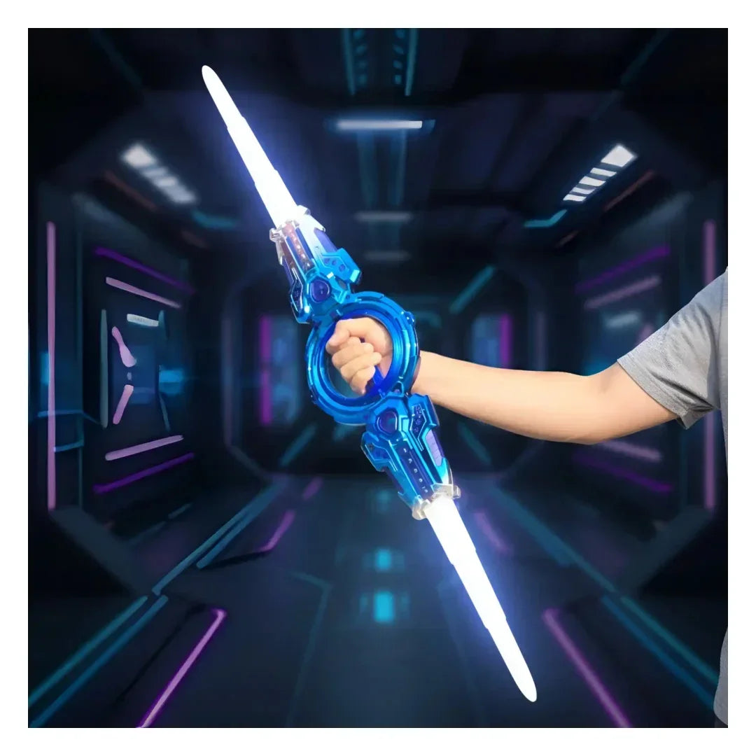 Fire Spiral Sword Rotating LED Toy Sword (Assorted Colors)